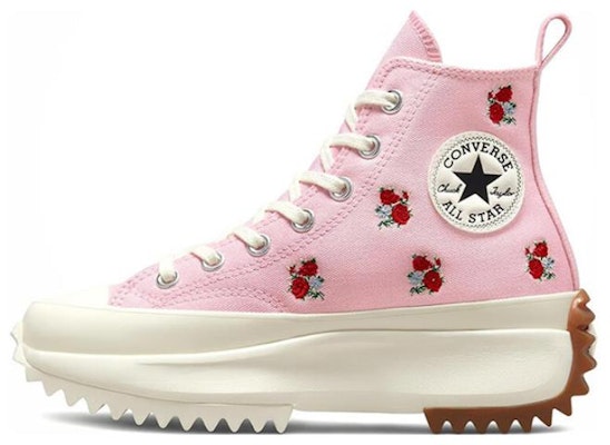 Converse Run Star Hike Platform Tinggi 'Bunga Sulam - Sunrise Pink' A05192C Order Converse Run Star Hike Platform Tinggi 'Bunga Sulam - Sunrise Pink' A05192C