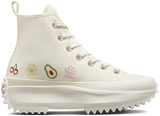Converse Run Star Hike Platform High 'Embroidered Fruits & Florals' A03560C Order Converse Run Star Hike Platform High 'Embroidered Fruits & Florals' A03560C
