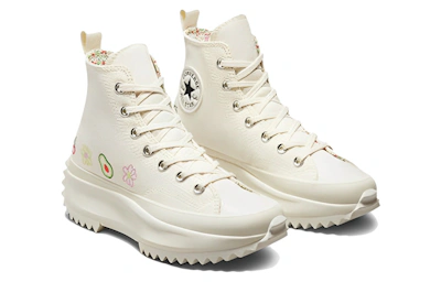 Converse Run Star Hike Platform High 'Embroidered Fruits & Florals'