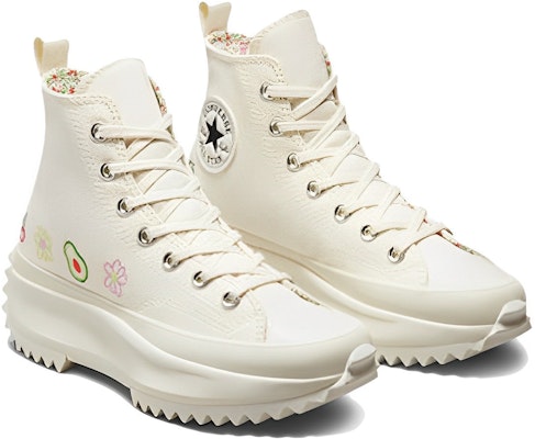 Converse Run Star Hike Platform High 'Embroidered Fruits & Florals' A03560C Lookbook Converse Run Star Hike Platform High 'Embroidered Fruits & Florals' A03560C