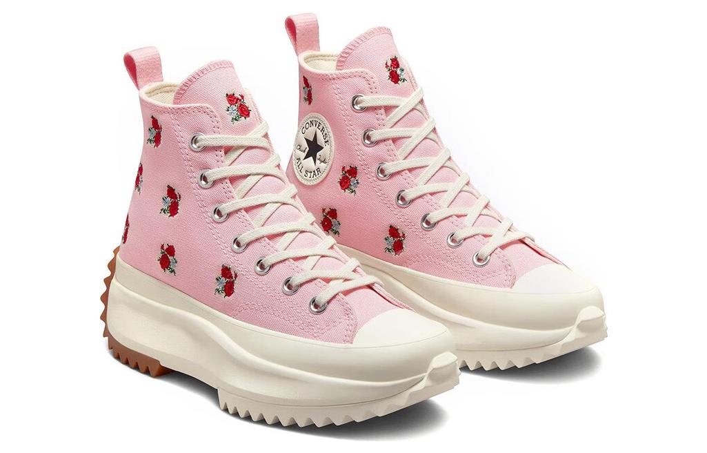 Shop Converse Run Star Hike Platform High 'Embroidered Floral - Sunrise Pink' A05192C