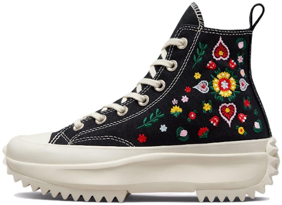 Converse Run Star Hike Platform High 'Floral Embroidery' A02192C Buy Converse Run Star Hike Platform High 'Floral Embroidery' A02192C
