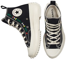 Converse Run Star Hike Plataforma Alta 'Bordado Floral'. A02192C Shop Converse Run Star Hike Plataforma Alta 'Bordado Floral'. A02192C