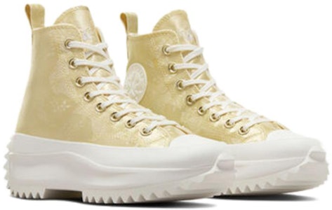 康威 Run Star Hike 防滑耐磨 高筒 帆布鞋 女款 黃白 Lookbook 康威 Run Star Hike 防滑耐磨 高筒 帆布鞋 女款 黃白