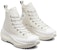 Converse Run Star Hike Platform Tinggi 'Iridescent - Putih Vintage Perak Tulen' A03714C
