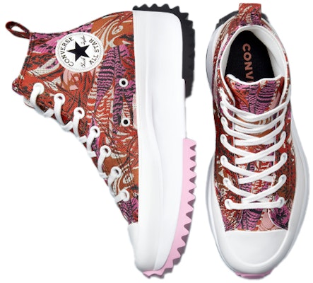 Converse Run Star Hike Platform High 'Tropical Florals' Bunga Tropika A00551C Shop Converse Run Star Hike Platform High 'Tropical Florals' Bunga Tropika A00551C