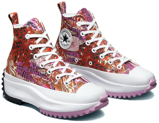Converse Run Star Hike Platform High ''Fiori Tropicali'' A00551C Shop Converse Run Star Hike Platform High ''Fiori Tropicali'' A00551C