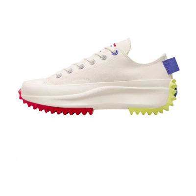 Converse Run Star Hike Platform Low 'Egret Blue Flame Red'