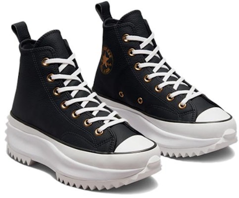 Converse Run Star Hike Platform Metallic & Leather High Top 'Black' A04183C Lookbook Converse Run Star Hike Platform Metallic & Leather High Top 'Black' A04183C