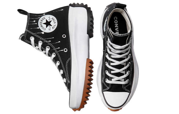 Shop Converse Run Star Hike Sneakers Zwart/Wit 172921C