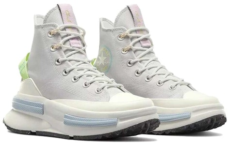 Converse Run Star Hike 運動之星傳承 防滑耐磨快干 高筒 帆布鞋 男女款 灰色 Lookbook Converse Run Star Hike 運動之星傳承 防滑耐磨快干 高筒 帆布鞋 男女款 灰色