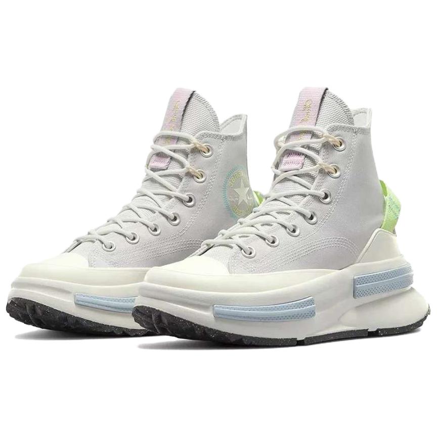 Shop Converse Run Star Hike 運動之星傳承 防滑耐磨快干 高筒 帆布鞋 男女款 灰色