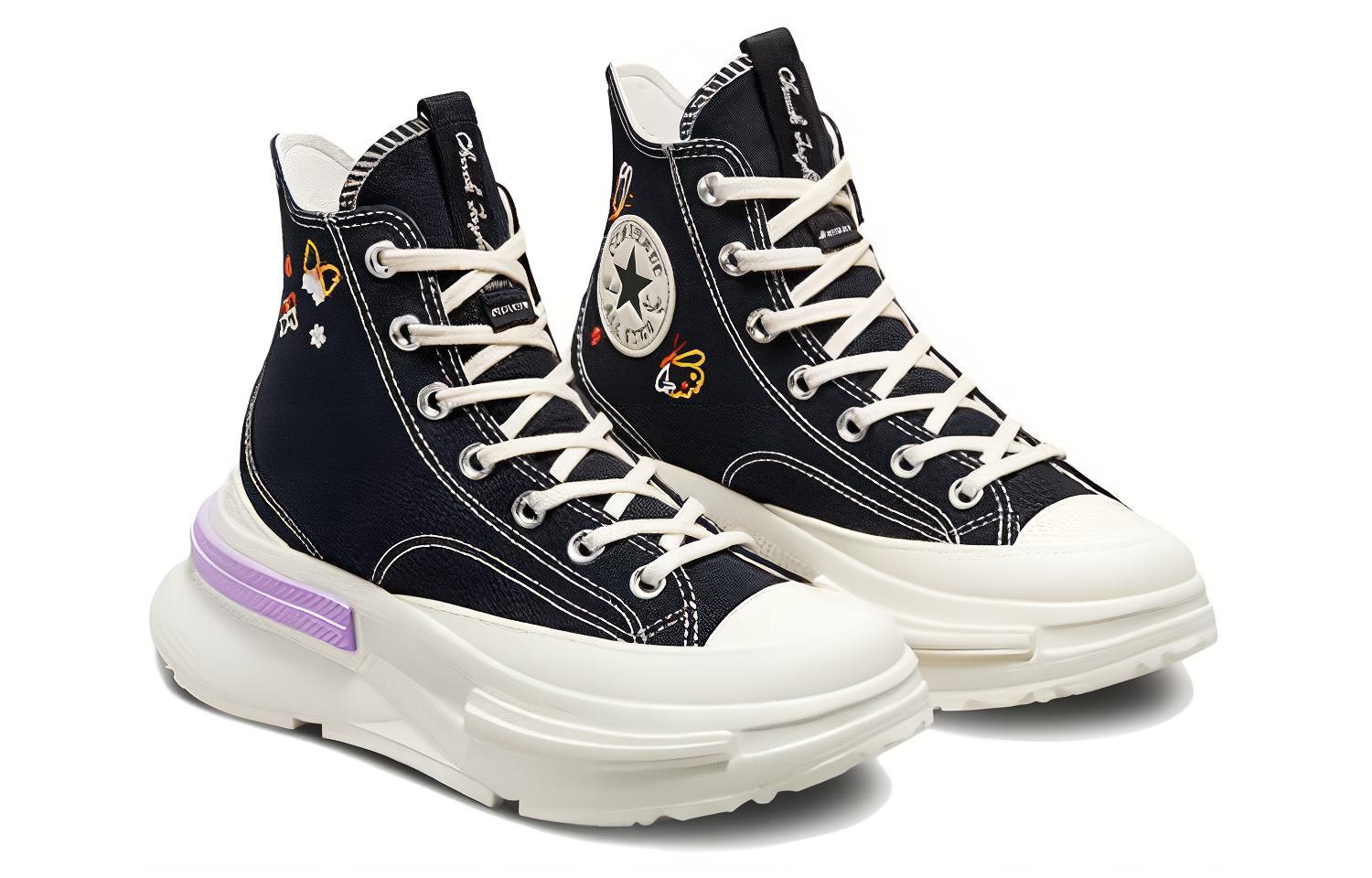 Lookbook Converse Run Star Legacy CX Platform Tinggi 'Sayap Kupu-Kupu' A05978C