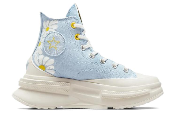 Lookbook Converse Run Star Legacy Alta ''Blu Giallo'' A08111C