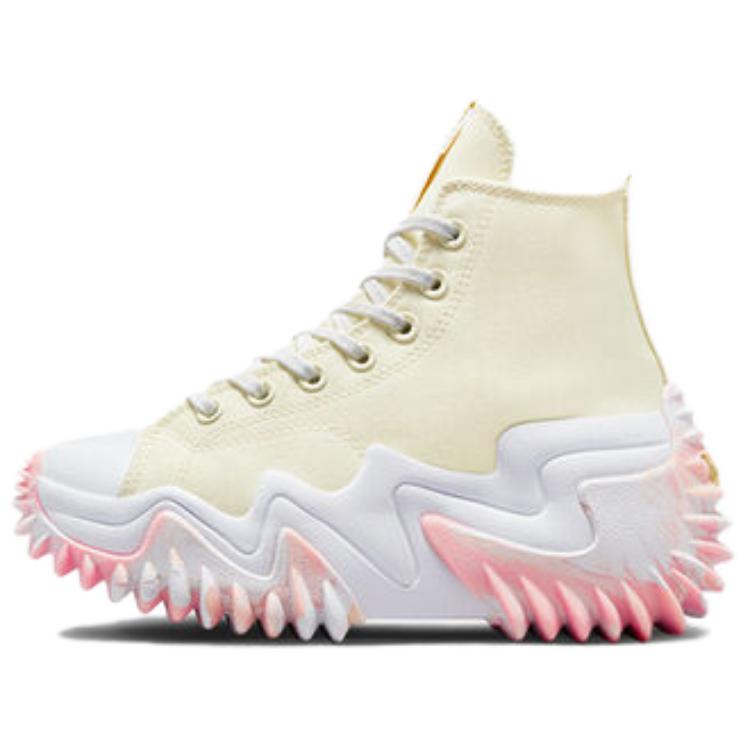Converse Run Star Motion CX High-Top Canvas Shoes Yellow White Pink - Comfort. A03518C