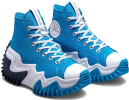 컨버스 런 스타 모션 CX 플랫폼 하이 '다이얼 업 블루' A03078C Lookbook 컨버스 런 스타 모션 CX 플랫폼 하이 '다이얼 업 블루' A03078C