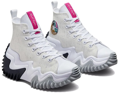 コンバース ランスター モーション プラットフォーム '90s マーブル - ホワイト A00554C Lookbook コンバース ランスター モーション プラットフォーム '90s マーブル - ホワイト A00554C