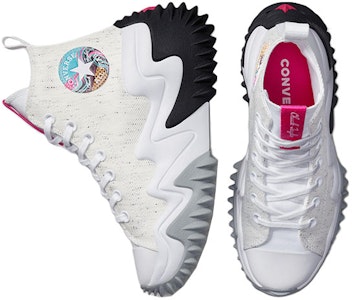 コンバース ランスター モーション プラットフォーム '90s マーブル - ホワイト A00554C Shop コンバース ランスター モーション プラットフォーム '90s マーブル - ホワイト A00554C