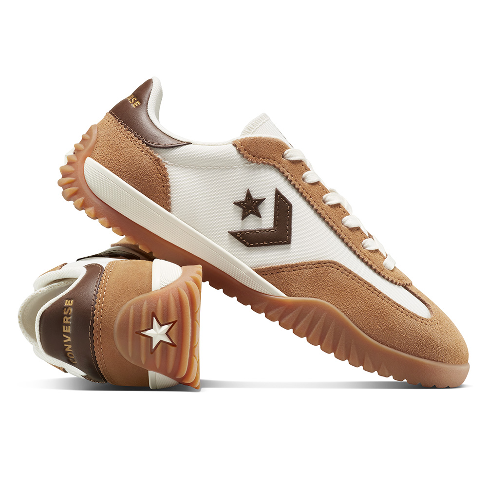 Cheap (W) Converse Run Star Trainer Low Retro Sneakers Kopi/Putih Kasut Kasual A15738C