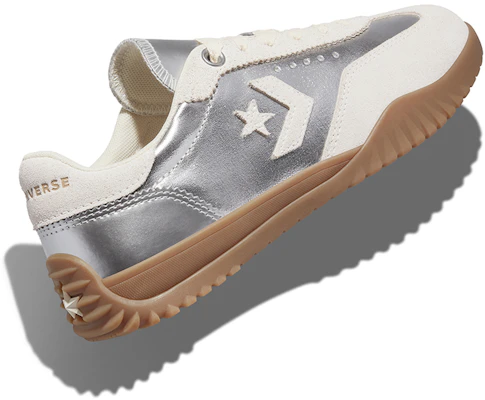 Converse Run Star Trainer OX Low-Top Retro Sneakers Beige/Perak Kasut A15189C 3