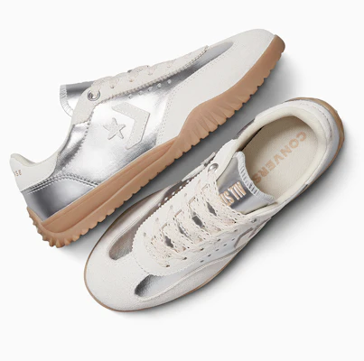 Converse Run Star Trainer OX Low-Top Retro Sneakers Beige/Perak Kasut A15189C Purchase Converse Run Star Trainer OX Low-Top Retro Sneakers Beige/Perak Kasut A15189C