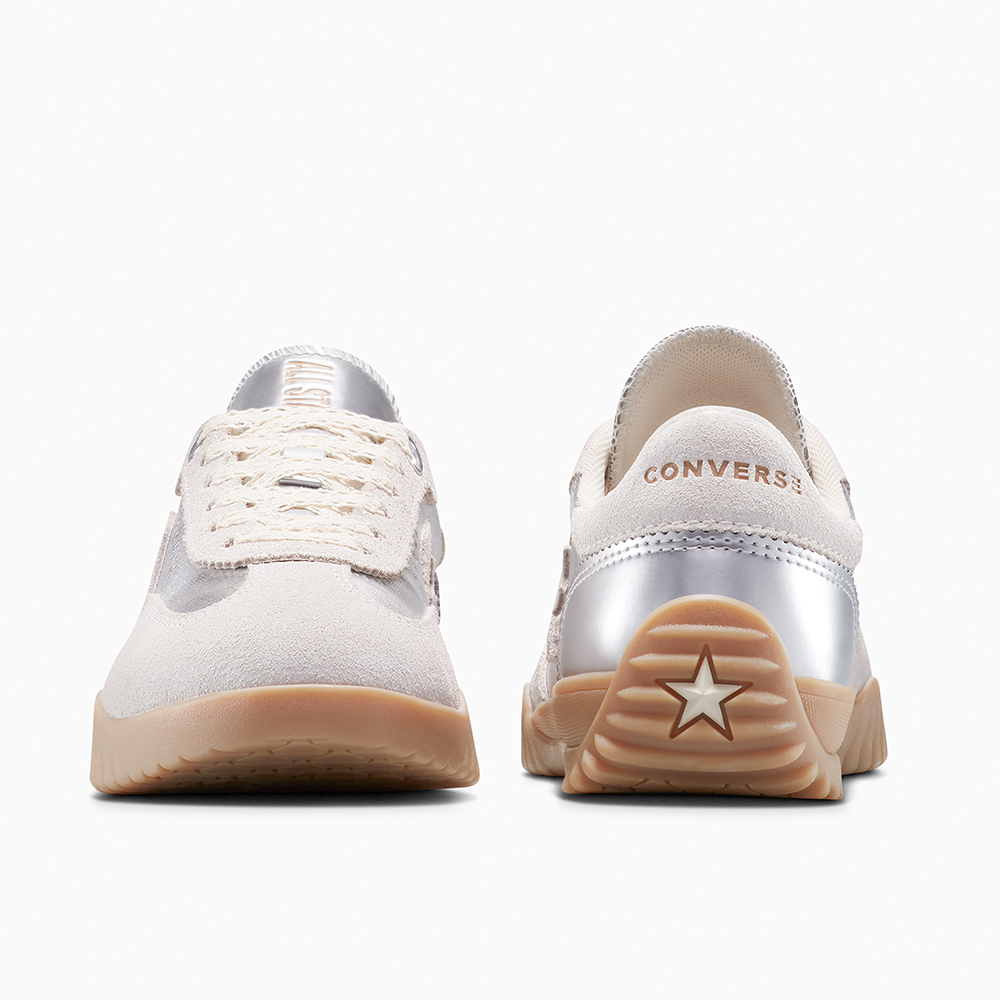 Sizing Converse Run Star Trainer OX Low-Top Retro Sneakers Beige/Perak Kasut A15189C