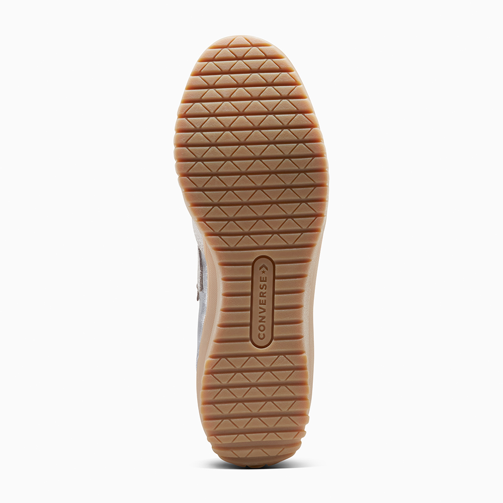 Cheap Converse Run Star Trainer OX Low-Top Retro Sneakers Beige/Perak Kasut A15189C