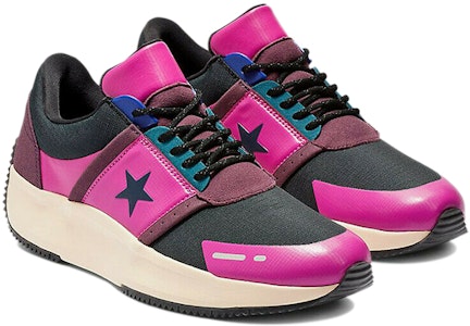 Converse Run Star Utility 減震防滑 拼色低筒運動休閒鞋 黑紫粉 Lookbook Converse Run Star Utility 減震防滑 拼色低筒運動休閒鞋 黑紫粉