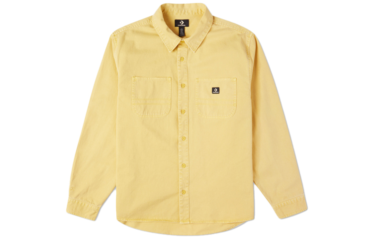 Converse Saturn Gold Retro Woven Button-Up Cardigan Long-Sleeve Jacket 10022012-A03