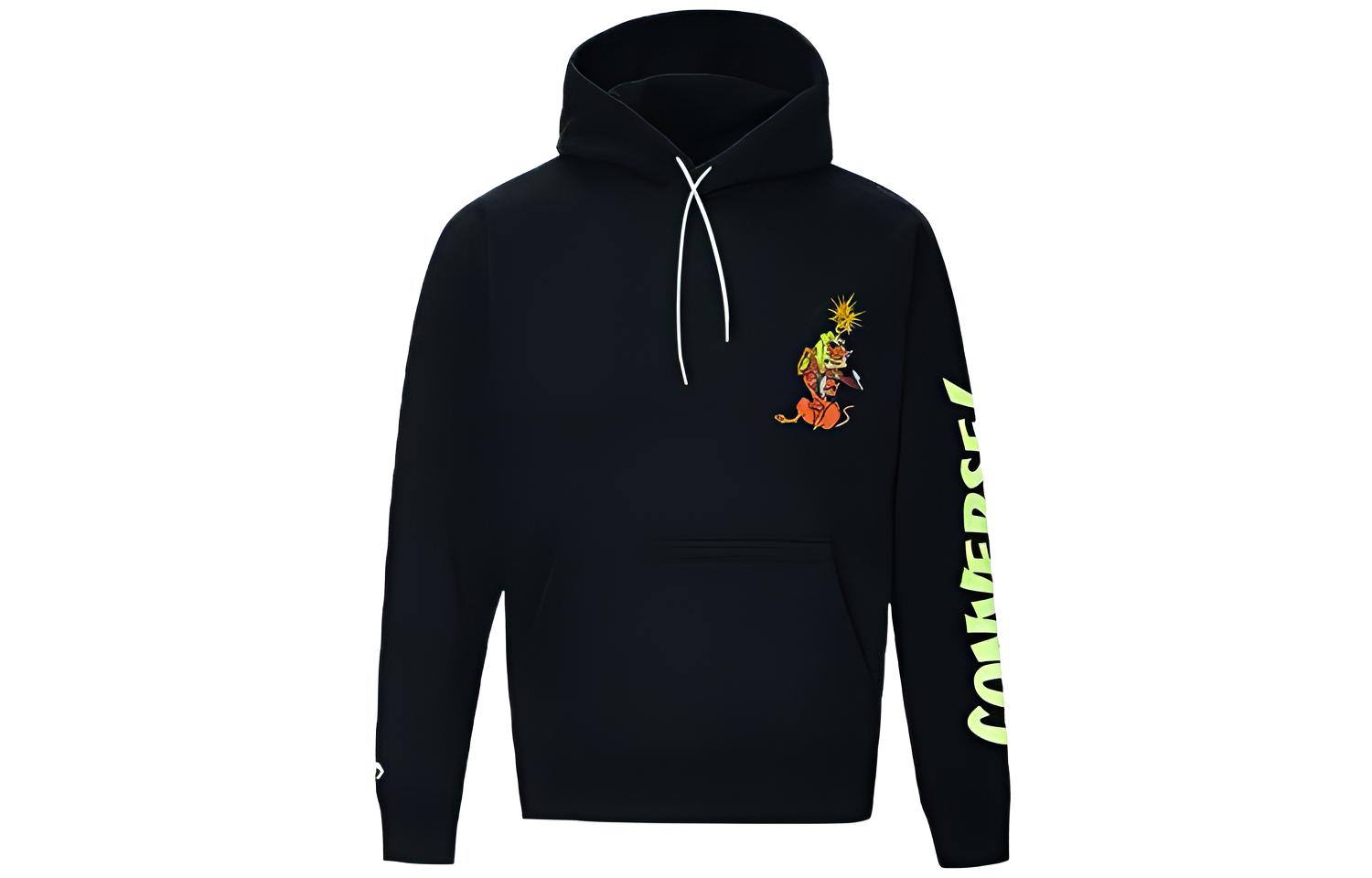 Converse Scooby-Doo Cartoon Graphic Hoodie Black Edition 10020844-001