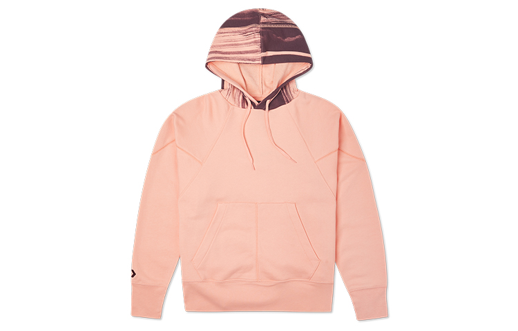 Converse Shapes Coral Red Unisex Pullover Hoodie 10021886-A03