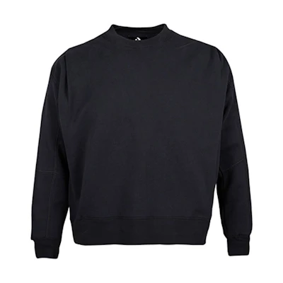Converse Simple Black Unisex Crewneck Pullover Sweatshirt 10020755-A01