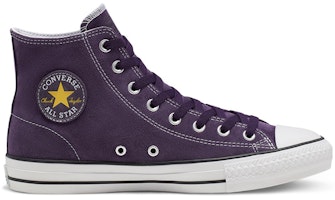 Converse Skate Chuck Taylor All Star Pro HI 絨面皮 百搭舒適 高筒休閒帆布鞋 男女款 白紫 Order Converse Skate Chuck Taylor All Star Pro HI 絨面皮 百搭舒適 高筒休閒帆布鞋 男女款 白紫