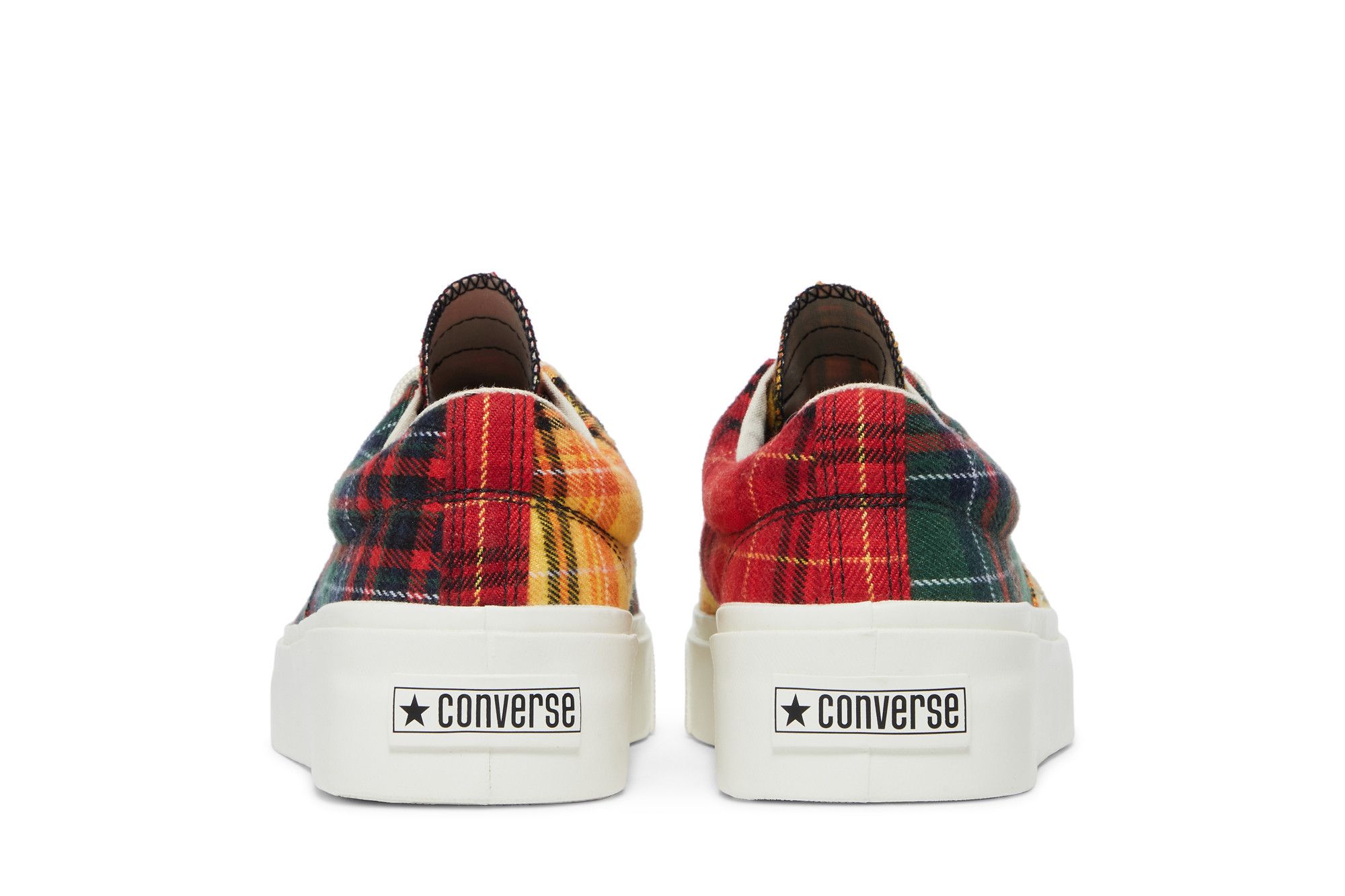 Sizing Converse Skid Grip Low 'Twisted Plaid - Egret' 169218C