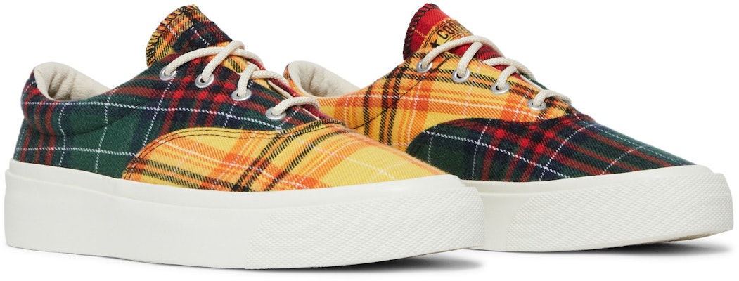 Converse Skid Grip Low 'Twisted Plaid - Egret' 169218C 1