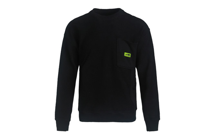 Converse Small Logo Loose Fit Crewneck Sweatshirt Black () 10019956-A01