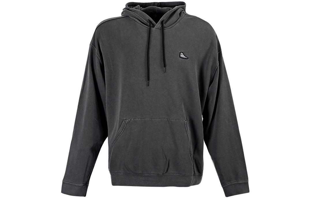 Converse Solid Color Embroidered Retro Sweatshirt Unisex Couple Style - Grey 10024025-A01