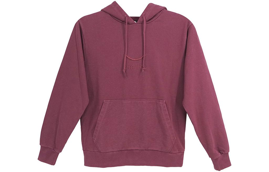 Converse Solid Color Logo Embroidered Pink Sweatshirt - Unisex Couple Style 10023442-A02