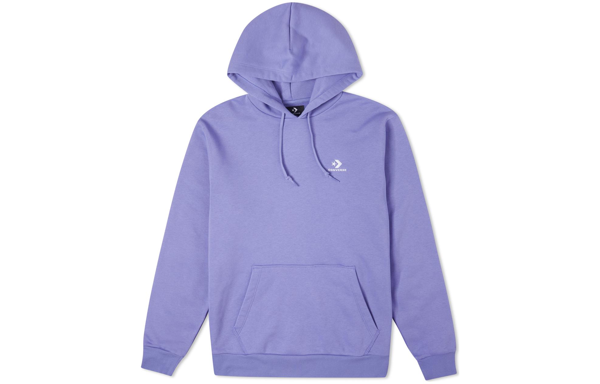 Converse Solid Color Pullover Hoodie Purple - 10019923-A29