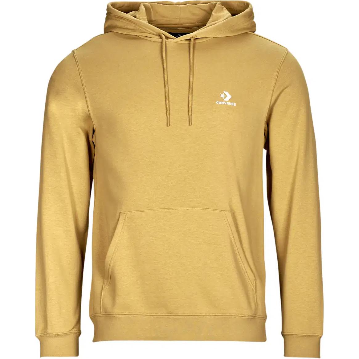 Converse Solid Logo Pullover Hoodie Men’s Ginger Yellow 10023874-A27