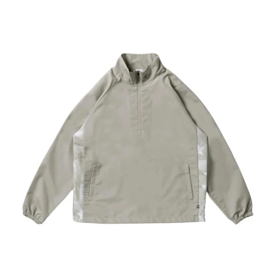 Converse SP Woven PO Jacket Star Print Stand Collar Beige Long-Sleeve 4589871703-709