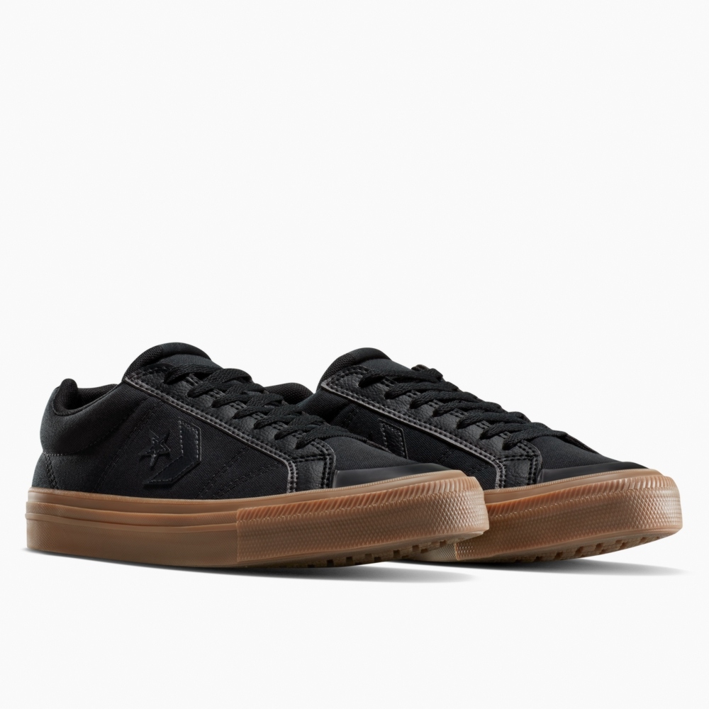 Converse Sport Casual OX Black/Black/Gum Skate Shoes A15109C