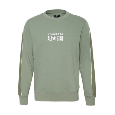Converse Sports Lifestyle Pullover Sweatshirt Jade Green Long Sleeve 10018257-A03