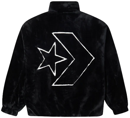 匡威星标志黑色印花男女同款休闲保暖长袖夹克 10023526-A01 Lookbook 匡威星标志黑色印花男女同款休闲保暖长袖夹克 10023526-A01