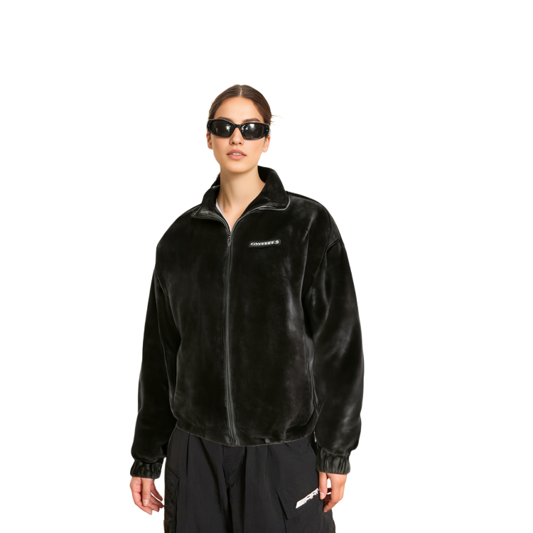 Shop 匡威星标志黑色印花男女同款休闲保暖长袖夹克 10023526-A01