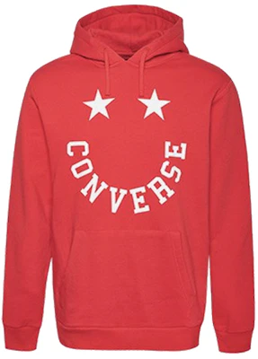 Converse Star Logo Graphic Hoodie Red - Retro Style 10018351-A02 Buy Converse Star Logo Graphic Hoodie Red - Retro Style 10018351-A02