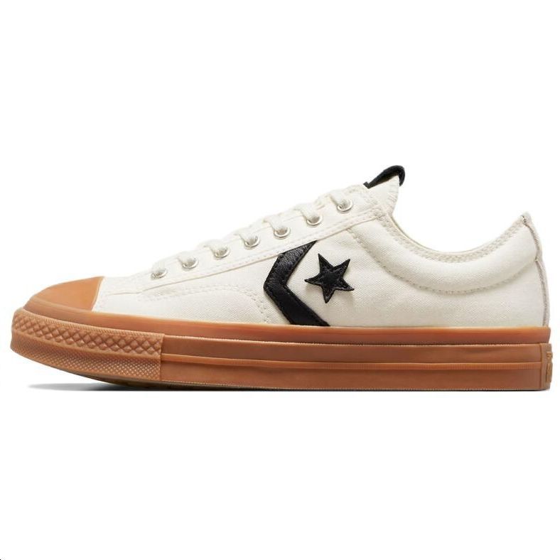 Converse Star Player 76 Low-Top Sneakers Beige Casual Shoes. A09895C
