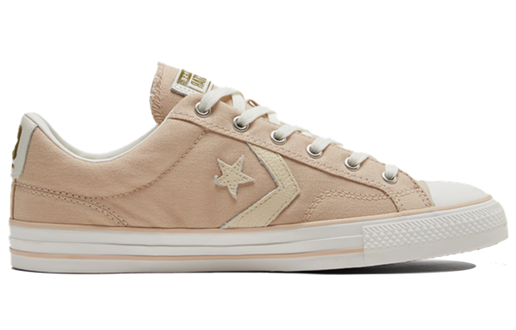 Order 匡威星级玩家 轻便透气 纯色休闲帆布鞋 淡黃色