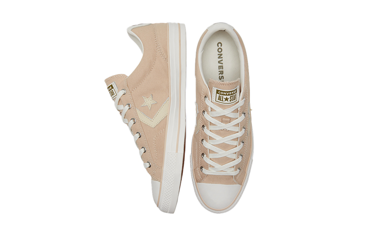 Shop 匡威星级玩家 轻便透气 纯色休闲帆布鞋 淡黃色