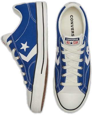 Converse Star Player 復古休閒 防滑輕便 低筒 板鞋 男女款式 藍白色 Shop Converse Star Player 復古休閒 防滑輕便 低筒 板鞋 男女款式 藍白色